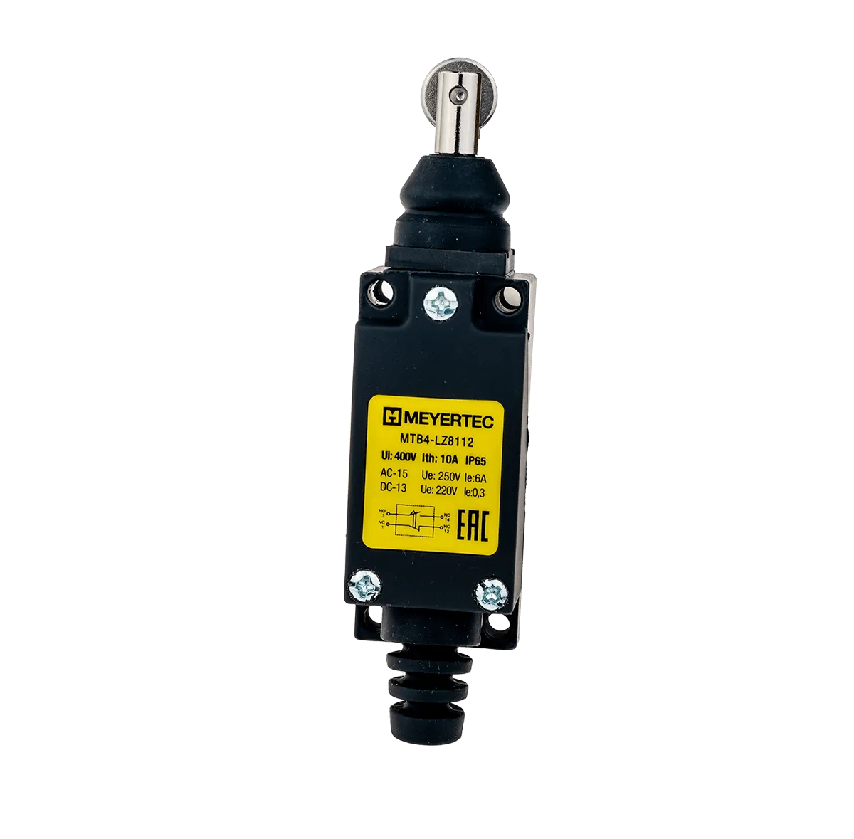 Выключатель концевой, IP65, ролик горизонтальный нажимной