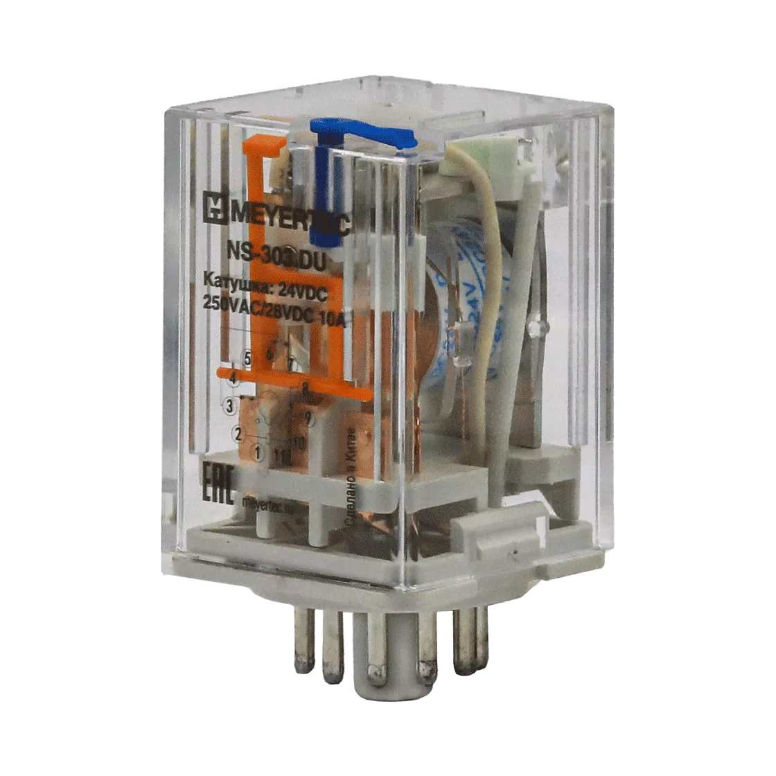 Промежуточные реле MEYERTEC серии NS (3-контактные)