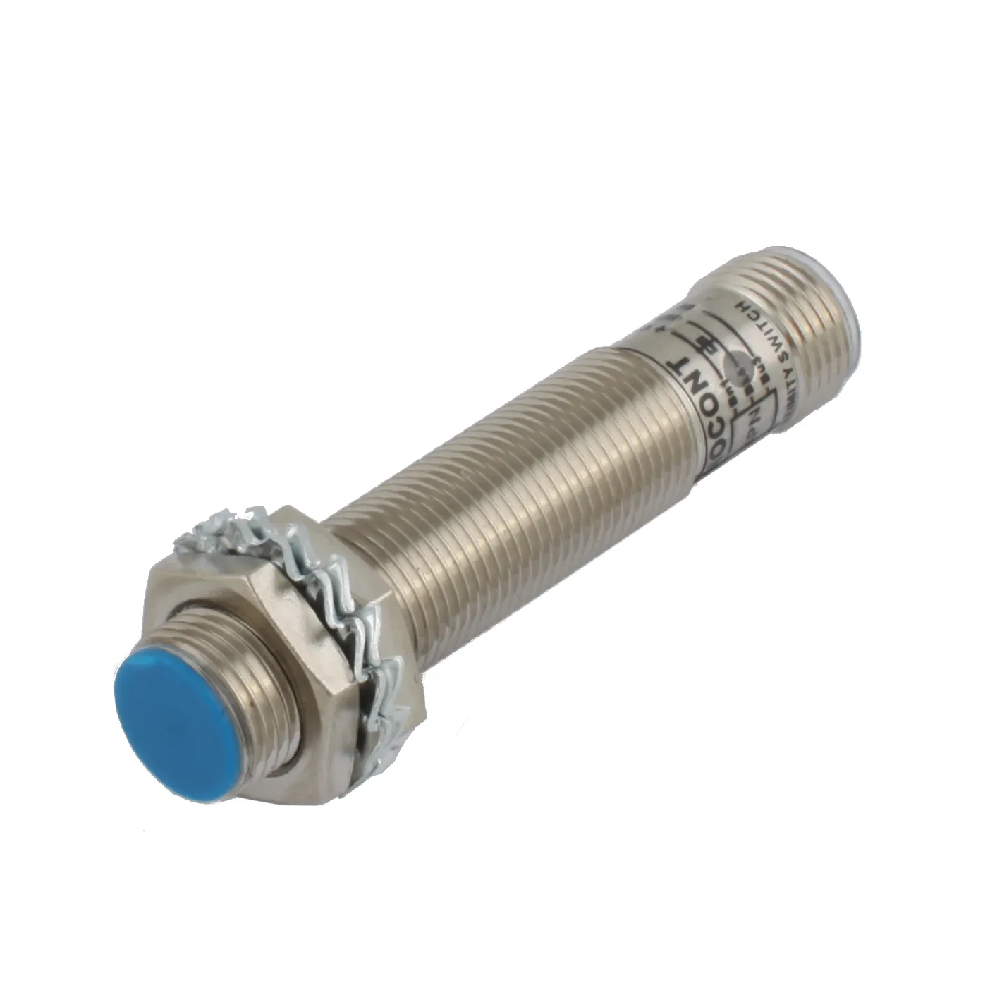 INNOCONT Индуктивный датчик, M12x1, L=61 мм, экранированный, зона срабатывания 2 мм, -25 +60 С, 12…24 VDC, IP67, выход: NPN NO, макс. ток 200 мА, разъем M12 SLI-12N2C