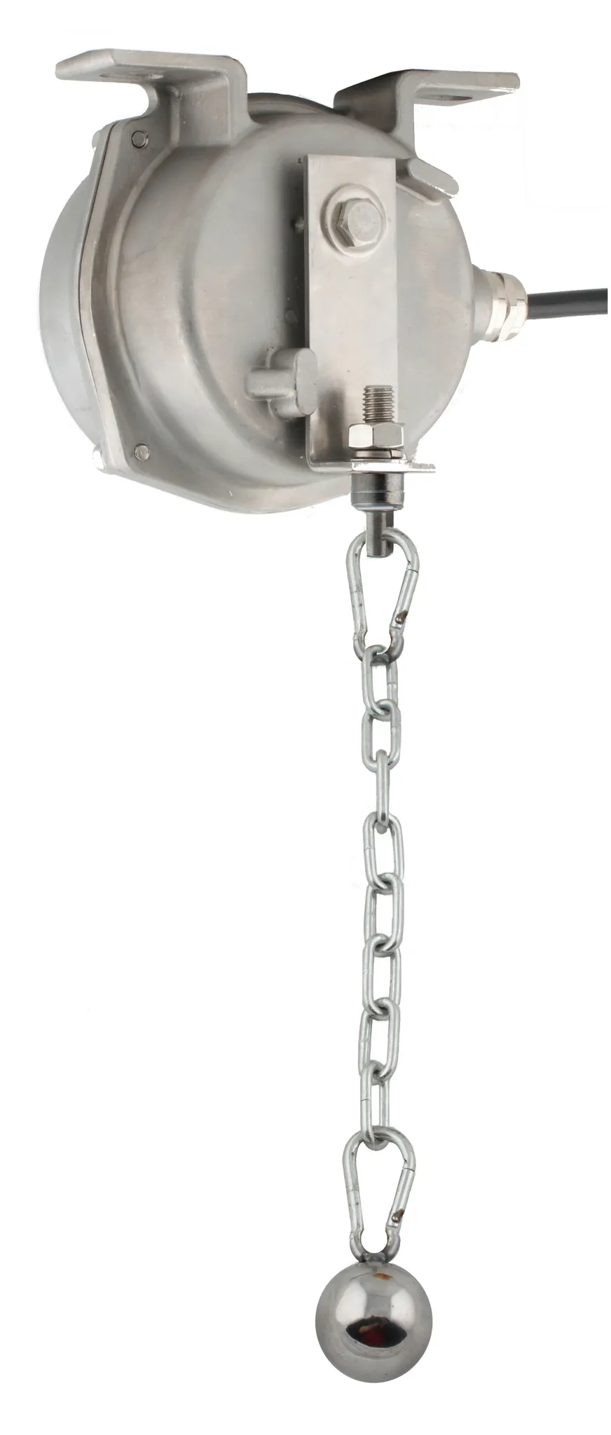 Датчик наличия препятствия на конвейерной ленте в корпусе из нерж. стали, -40...+75С, 250 VAC, 10 A, IP67, релейный выход, штанга с лопаткой 650...950 мм, нерж. сталь/каучук