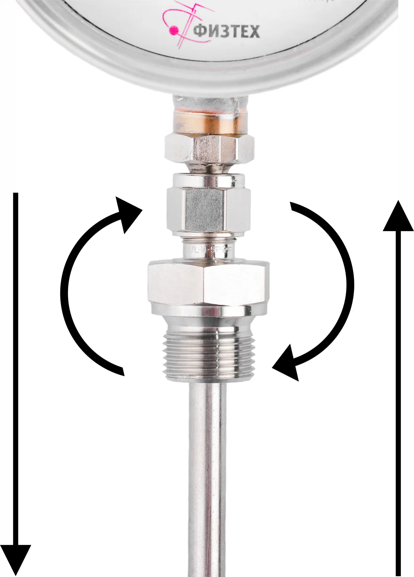 Термометры биметаллические коррозионностойкие ТБф-223 IP65 с возможностью гидрозаполнения (Диаметр: 100 мм, 160 мм)