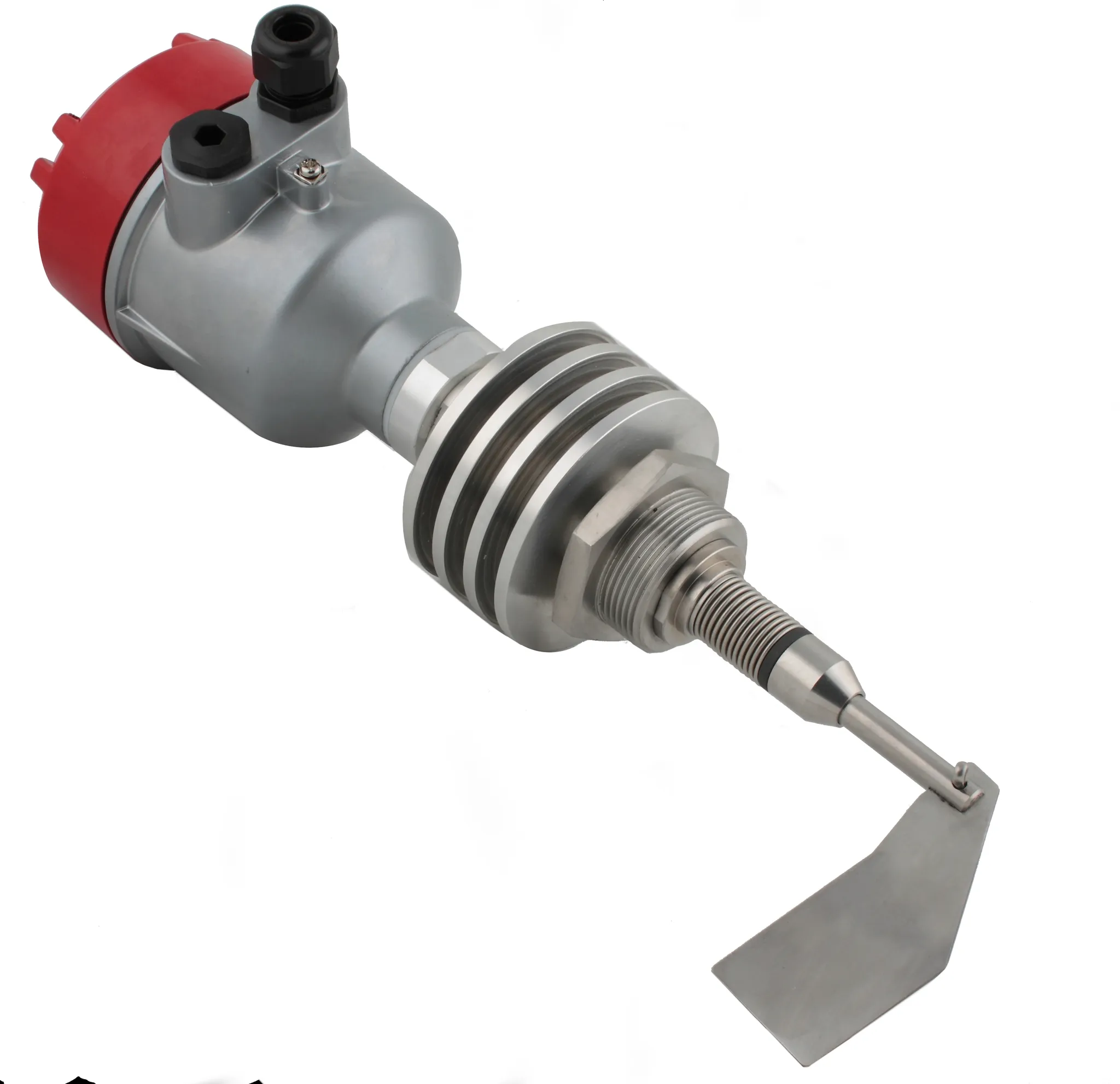 Механический ротационный датчик предельного уровня сыпучих материалов в алюм. корпусе, -40 +250 С, Рmax=0.8 bar, 24 VDC, IP65, лопасть 40х98 мм, нерж. сталь, скорость вращения 5 об/мин, соединение- резьба 1 1/2", нерж. сталь, удлинение 145 мм, нерж. сталь