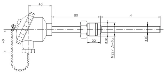 Термопара ТД729