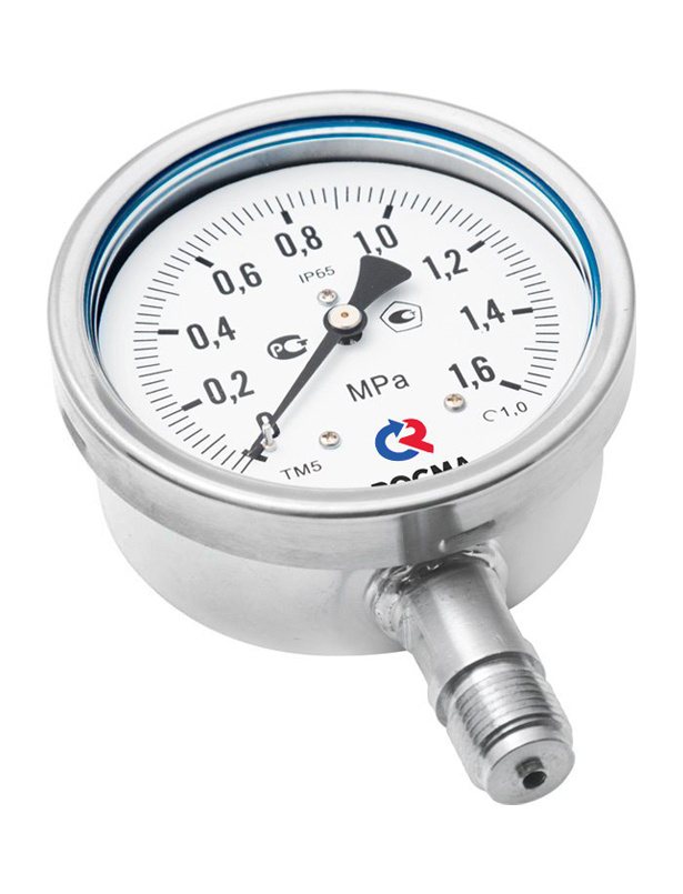 Манометры про­мыш­лен­ные кор­ро­зи­он­но­стой­кие виб­ро­ус­той­чи­вые ТМ-121, ТМ-221, ТМ-321, ТМ-521, ТМ-621